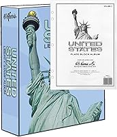 Vista 30 de H.E. Harris & Co. USA Liberty - Álbum de sellos postales con imágenes/ilustraciones (parte A 1847-1994) con carpeta de dos postes