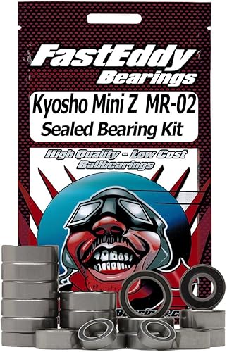 FastEddy Bearings Compatible con el kit de rodamientos sellados Kyosho Mini Z MR-02