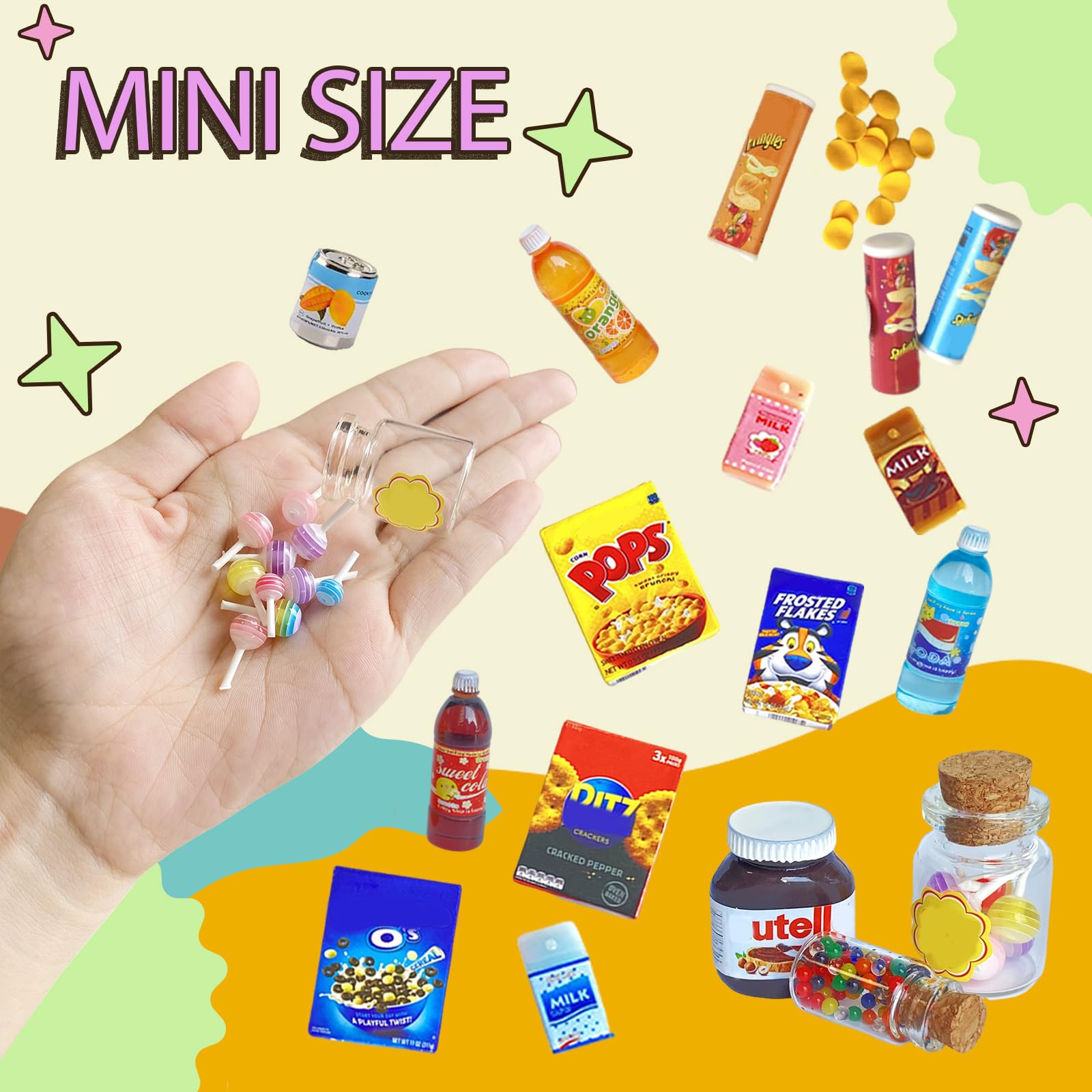 Wichtel Accessoires, 1/12 Miniatuur Poppenhuis Accessoires Mini Eieren Deegroller Meelzak Garde Oliefles Miniatuur kabouter Bakken Set Miniatuur kabouter Accessoires Keuken Meubilair Bakken