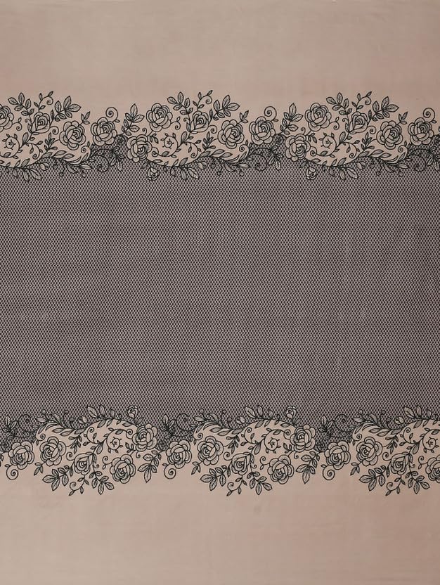 Image of VOMZER Cotton Feel King Size Flat Bedsheet for Double Bed, 1 Cotton Feel Bed Sheet Double Bed (90x100 Inches) with 2 Frill Pillow Cover, Coffee
