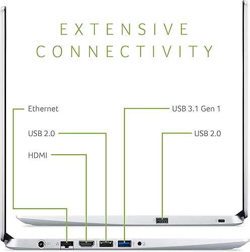 Miniatura 4 de Portátil Acer Aspire 5 Slim, pantalla IPS Full HD de 15.6 pulgadas, AMD Ryzen 5 3500U, tarjeta de gráficos Vega 8, memoria DDR4 de 8 GB, unidad de