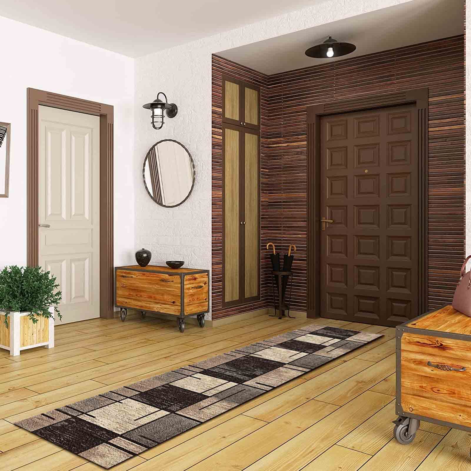Chemins pour les couloirs et tapis de jeu antidérapant pour le salon familier