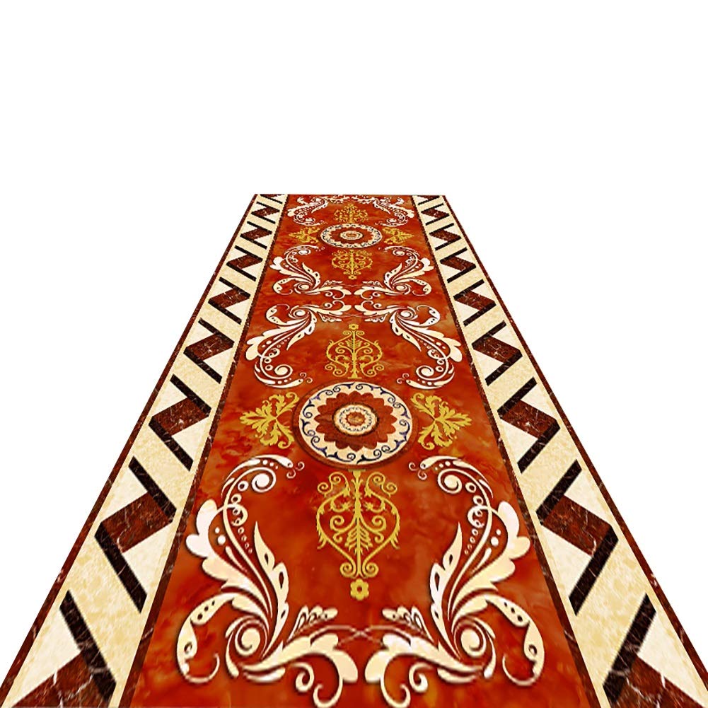 ZXL Współczesny dywanik do przedpokoju, dywaniki do salonu kuchni biura, antypoślizgowy, 60 cm/80 cm/100 cm szerokości (rozmiar: 80 x 600 cm)