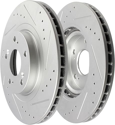 Miniatura 576 de SCITOO Juego de 2 frenos de freno ranurados traseros para Chrysler Town & Country, 08-16 para Dodge Grand Caravan, 09-13 para Dodge Journey, 12-15