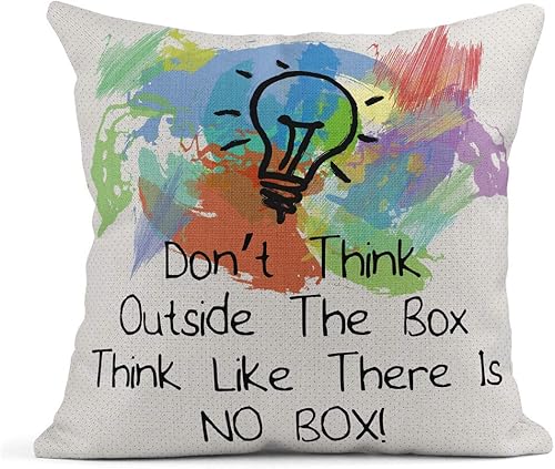 Miniatura 5 de ArtSockect- Juego de 4 fundas de almohada decorativas para decoración del hogar, cuadradas, 18 x 18 pulgadas.