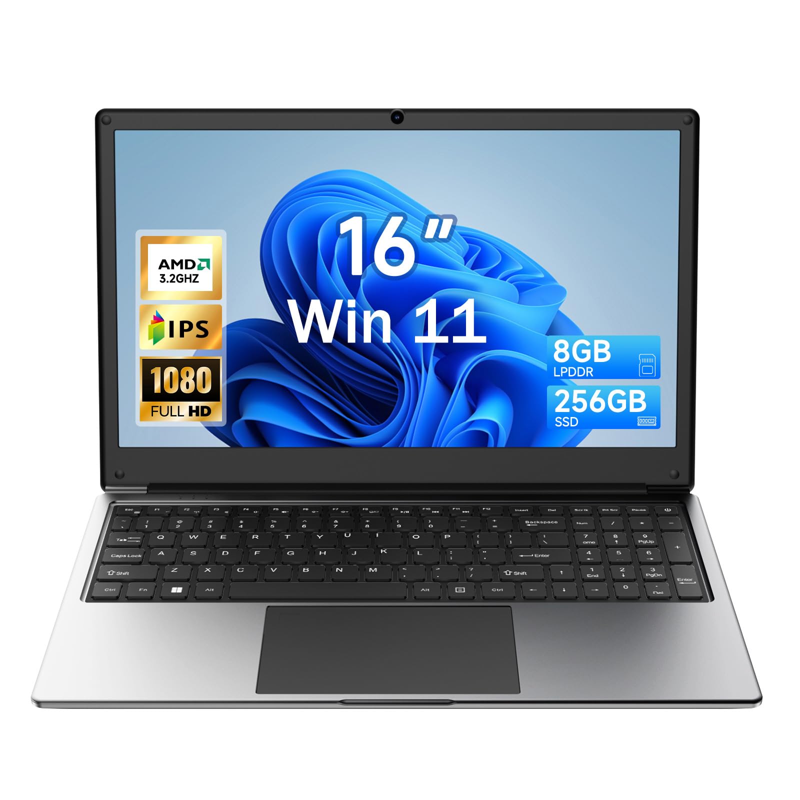Amazon.com: Exilapsire 16 inch Laptop Computer,8GB RAM 256GB SSD