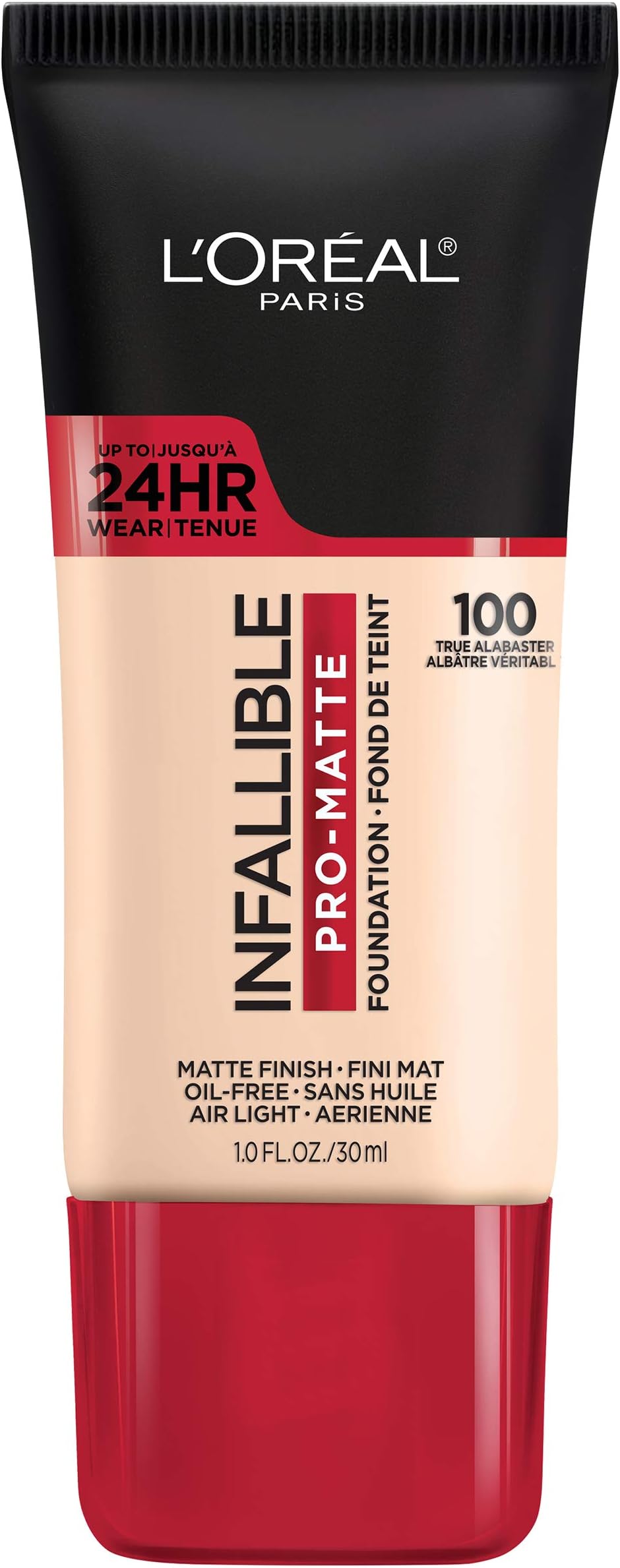 Cosmetics Makeup Infallible Pro-Matte Liquid Longwear Foundation, True Alabaster, 1 fl oz.