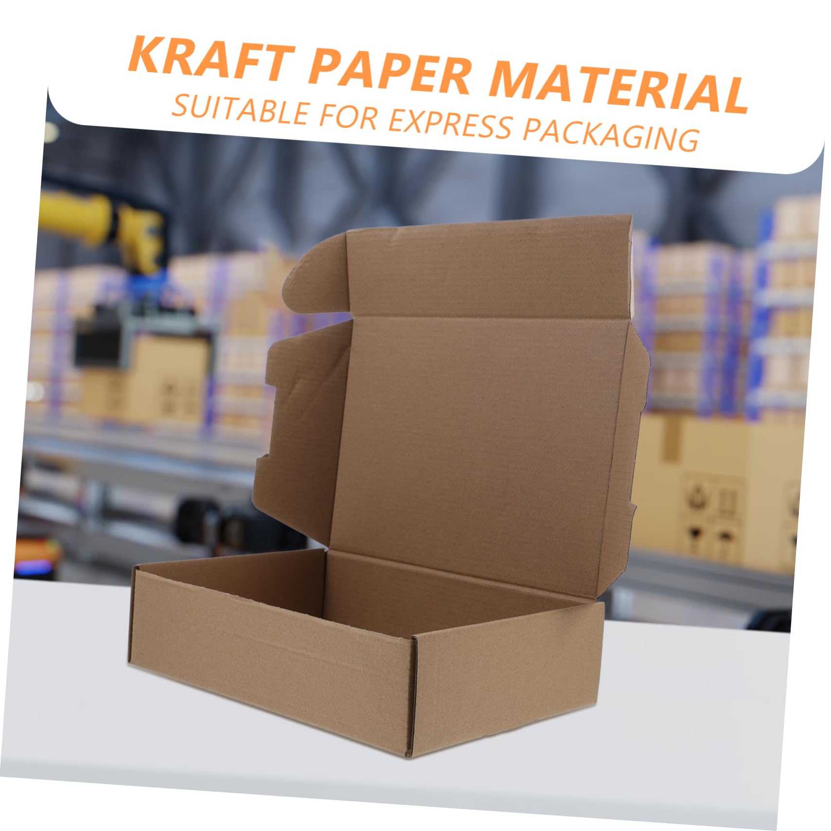 HOMSFOU 25piezas Cajas De Cartón Para Envíos Almacenamiento y Embalaje Cajas Postales Para Manualidades Para Mudanza De Almacenamiento