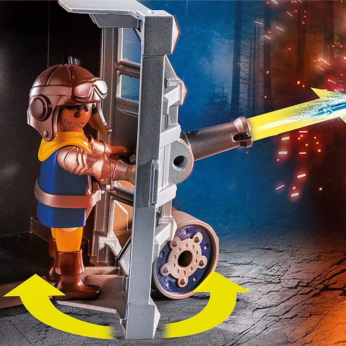 PLAYMOBIL Novelmore 70391, Catapulta Mobile di Novelmore, dai 4 ai 10 Anni