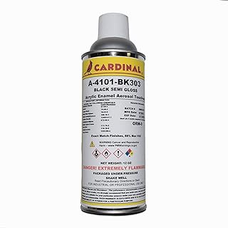 A 4101 BK303 Black Semi-Gloss Powder Coating Spray Paint
