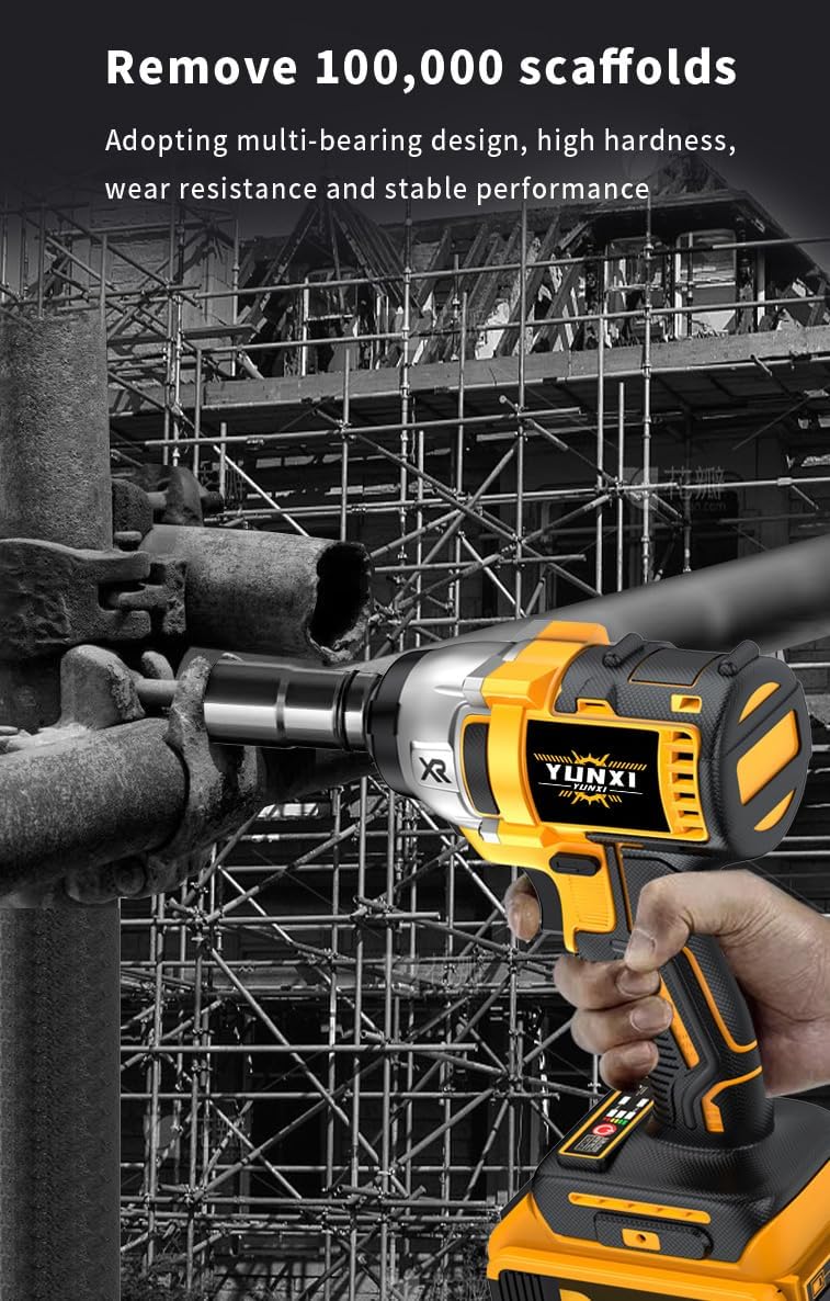 21V Cordless Impact Wrench and Drill Set with Battery and Quick Charger | Suitable for Car Repair, DIY, and Father's Day Gifts (Cordless drill + battery*1)