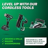 Vista 11 de Metabo HPT Cepilladora manual inalámbrica MultiVolt™ de 18 V Solo herramienta - Sin batería 3-1/4 pulgadas P18DSLQ4