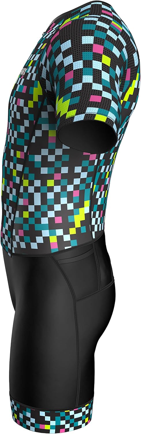 Sparx Mens Elite Aerosuit Triathlon Suit Mens Short Sleeve Tri Suit Skinsuit image 3