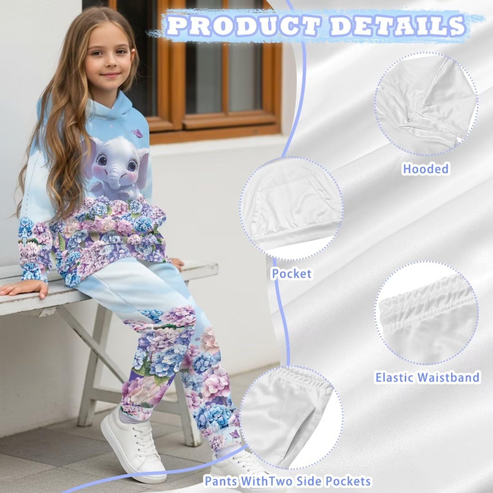 2 szt. zestaw strojów do biegania modny dres z długim rękawem sweter bluza spodnie dresowe jesień modny dres 5-12 lat