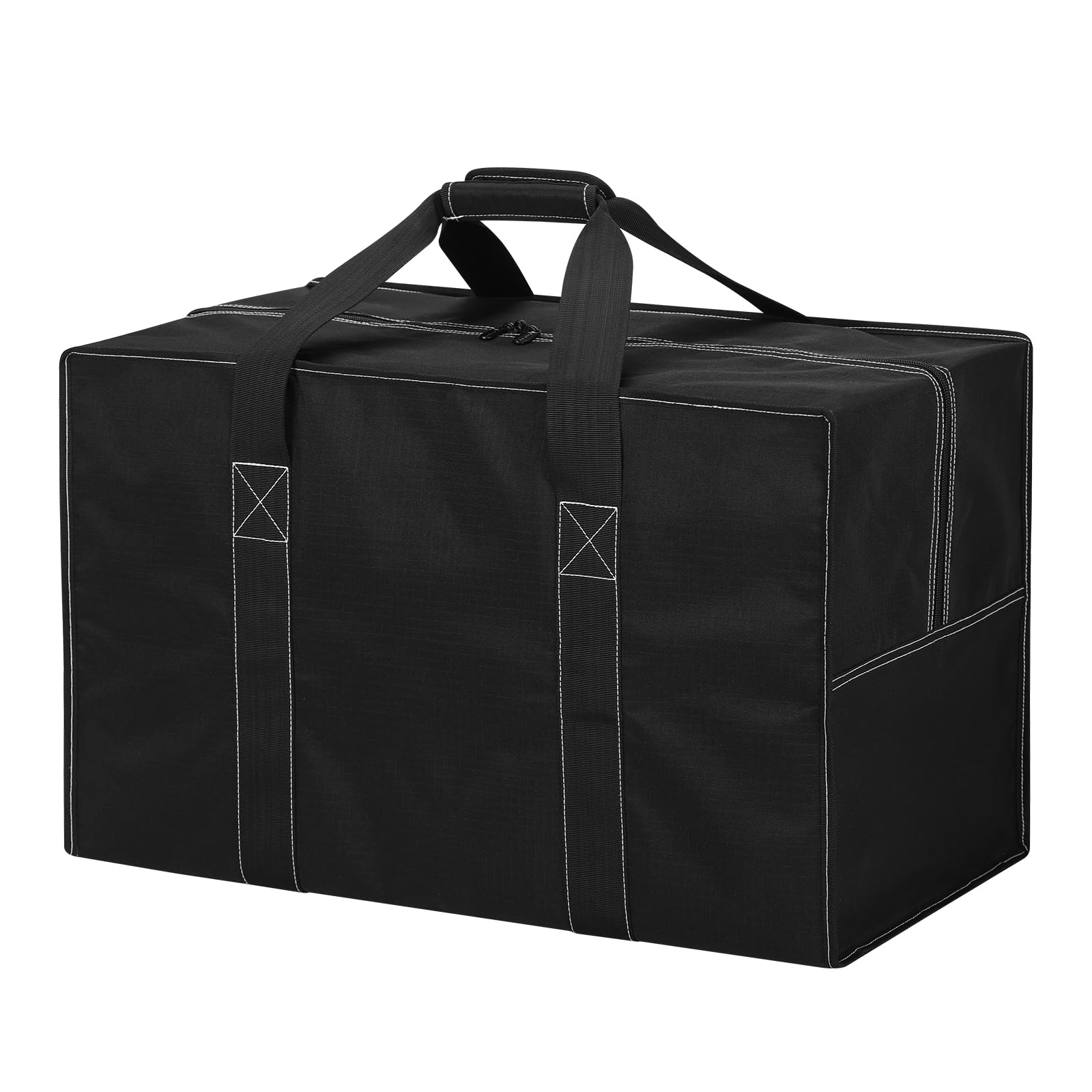 70L Large Duffle Bag for Travel - 24 inch Duffel Bag Heavy Duty Luggage Storage Bag (Black)