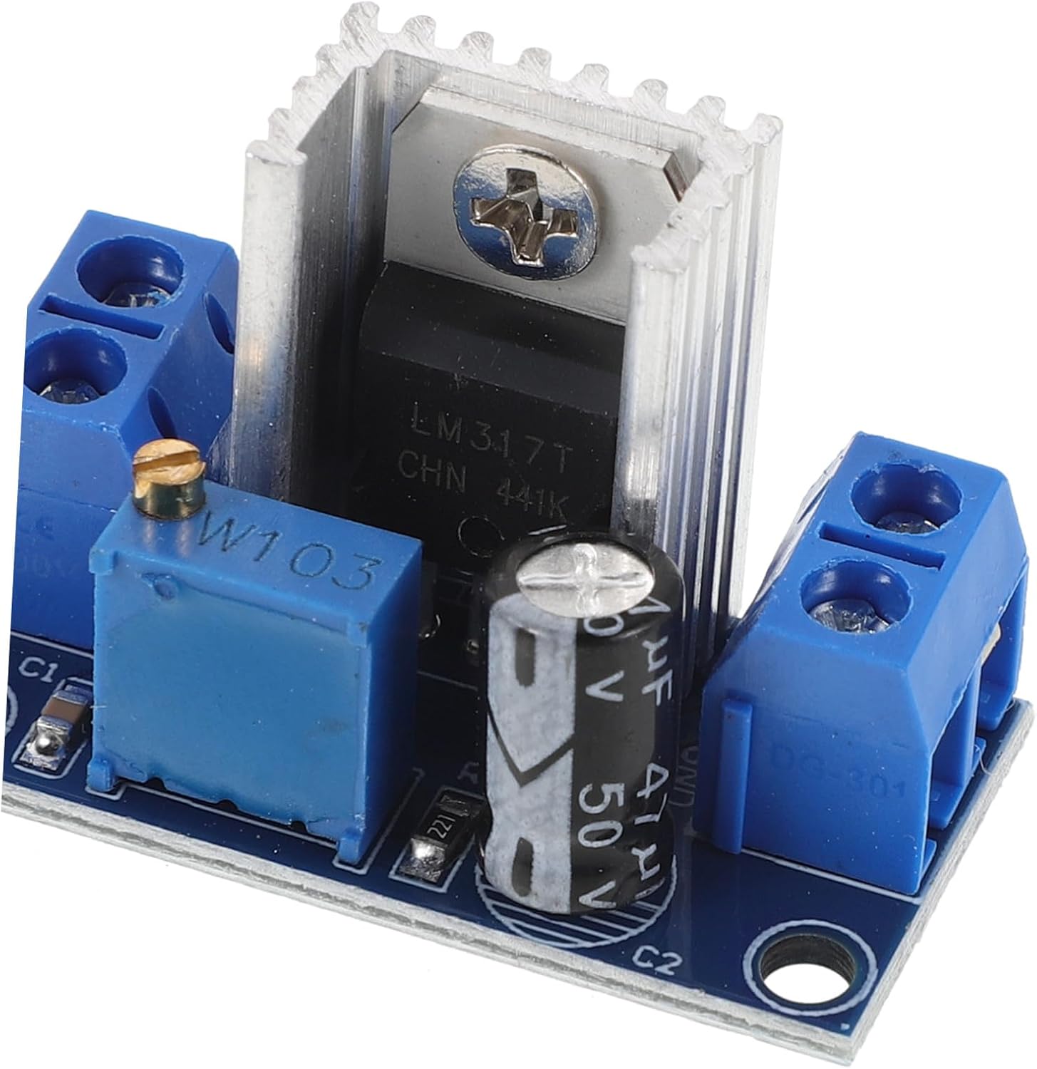 Adjustable Voltage Regulator Module Low Ripple Output and Efficient Conversion 10pcs Dc-dc Buck Converter Power Converter Regulator Metal Case for Automotive Power Supply Module