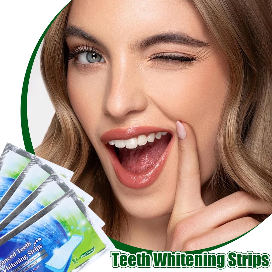 28 Strisce Sbiancanti Denti Professionale, Sbiancamento Denti Professionale, Strips Whitening per Sbiancamento, Delicate e Rapide, Rimuove le Macchie Profonde