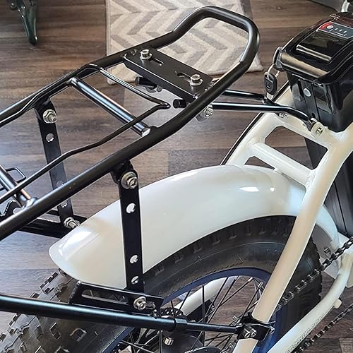 Miniatura 6 de Generies Ciclismo universal ajustable bicicleta alta capacidad carga rack equipo ciclismo soporte pie pie bicicleta equipaje portaequipajes