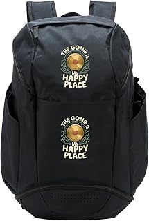Gong Players Sound Healing Meditation Music Spiritual Sport Backpack