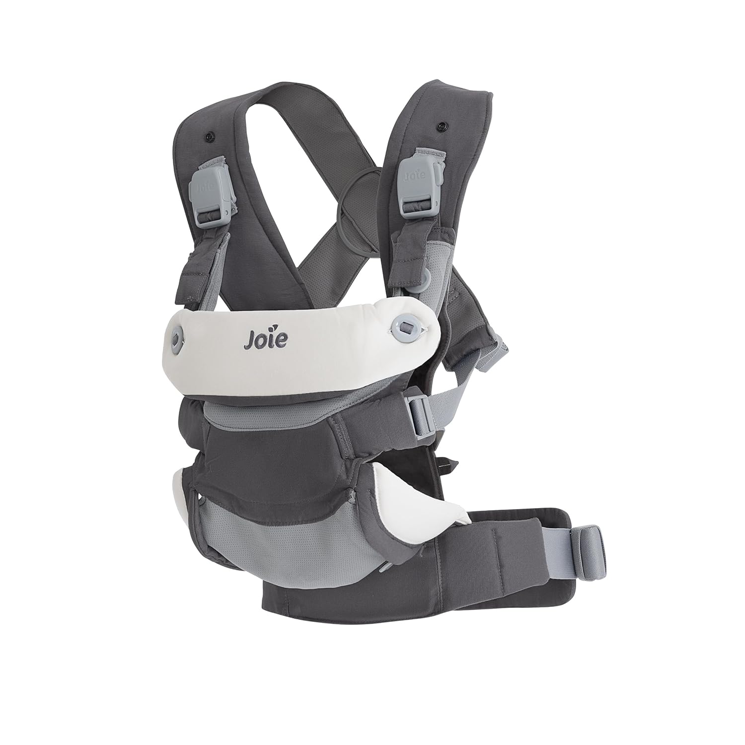 Joie Savvy lite 3-in-1 Baby Carrier – Lightweight, Ergonomic Baby Carrier with 3 Carry Positions, Padded Straps, and Lumbar Support (Cobblestone)