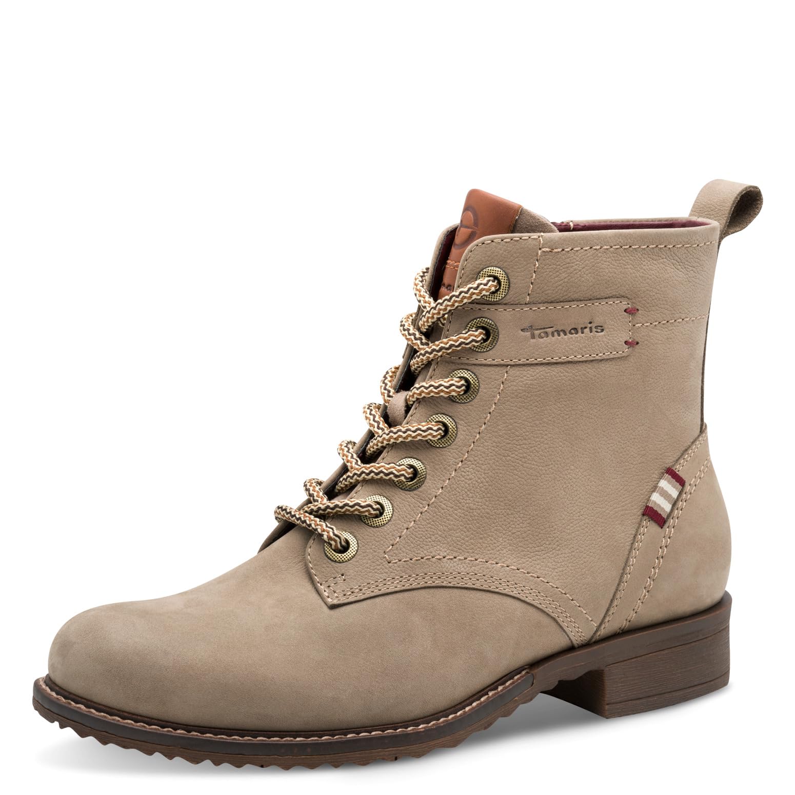 Tamaris Women's Flat Boots, taupe, 37 EU