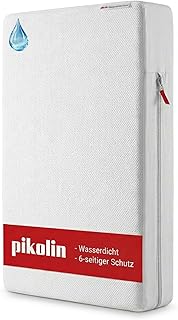 PIKOLIN â€“ wasserdichte Matratzenhülle, Atmungsaktiv, Smartseal Membran â€“ Milbenschutz, Hypoallergen, ReiÃŸverschluss U-Form â€“ Schützt 6 Seiten, Maschinenwaschbar, Oeko-Tex Zertifiziert