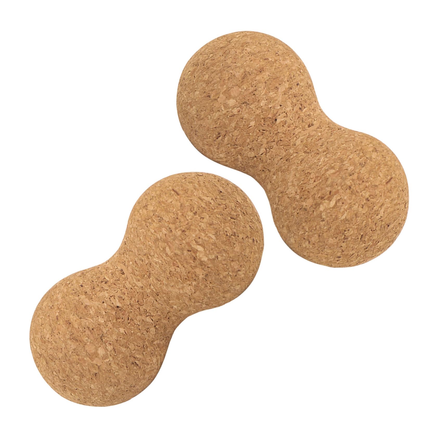 2piezas Bola de Fascia de Corcho para Masaje de Espalda Cuello y Pies Herramienta de Recuperación Muscular Bolas de Masaje de Yoga para Relajación de Profundo Unidades