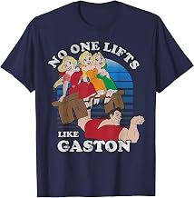 Disney Beauty and the Beast Retro No One Lifts Like Gaston T-Shirt