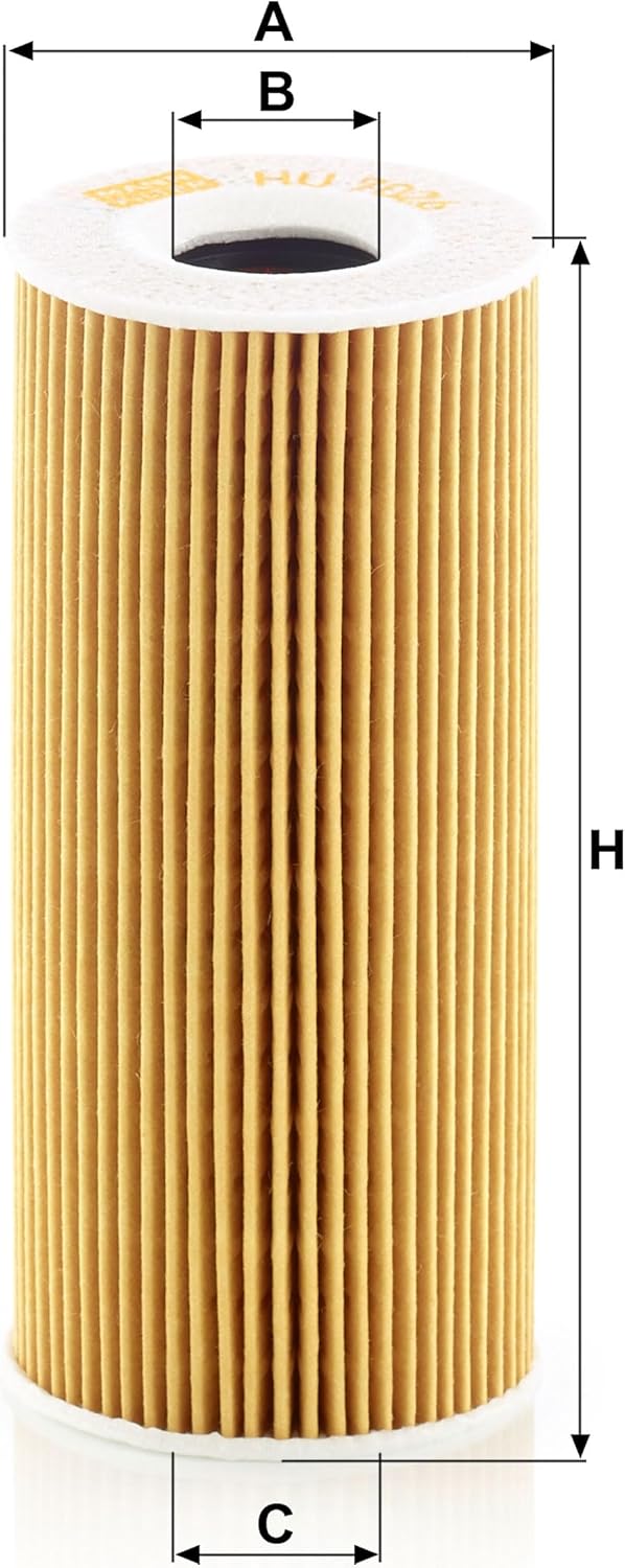 Mann Filter HU 7026 Z Cartridge Oil Filter Replacement Compatible With Porsche 911, 718 Boxster, 718 Cayman, 718 Spyder