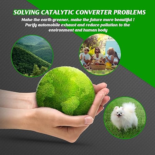 Miniatura 6 de Kit convertidor catalítico delantero de alto caudal, ajuste directo Honda CRV CR-V 2007 2008 2009 2.4L reemplazar 53782 (compatible con EPA)