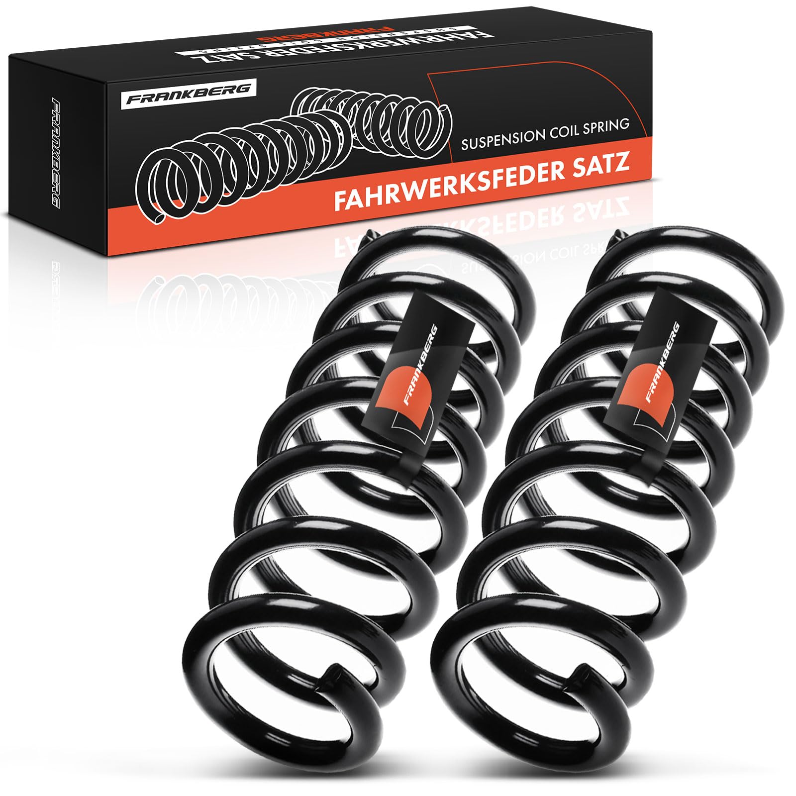 Frankberg 2x Ressort de suspension Compatible avec X5 E70 3.0d 3.0sd 4.8i xDrive xDrive30d xDrive35d xDrive40d xDrive48i 2006-2013 Remplacer# 31336779966,RA1127