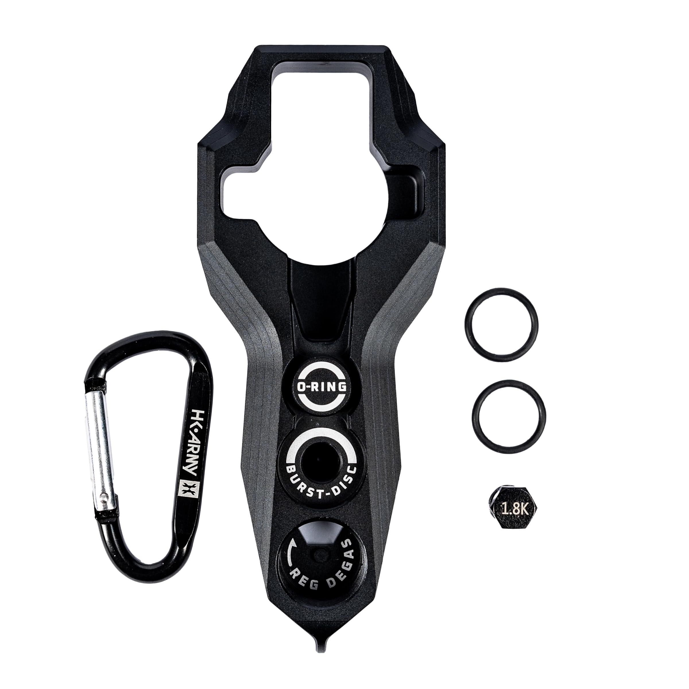 HK Army Tank Regulator Multi-Tool w/ORings, Burst Disc, Carabiner