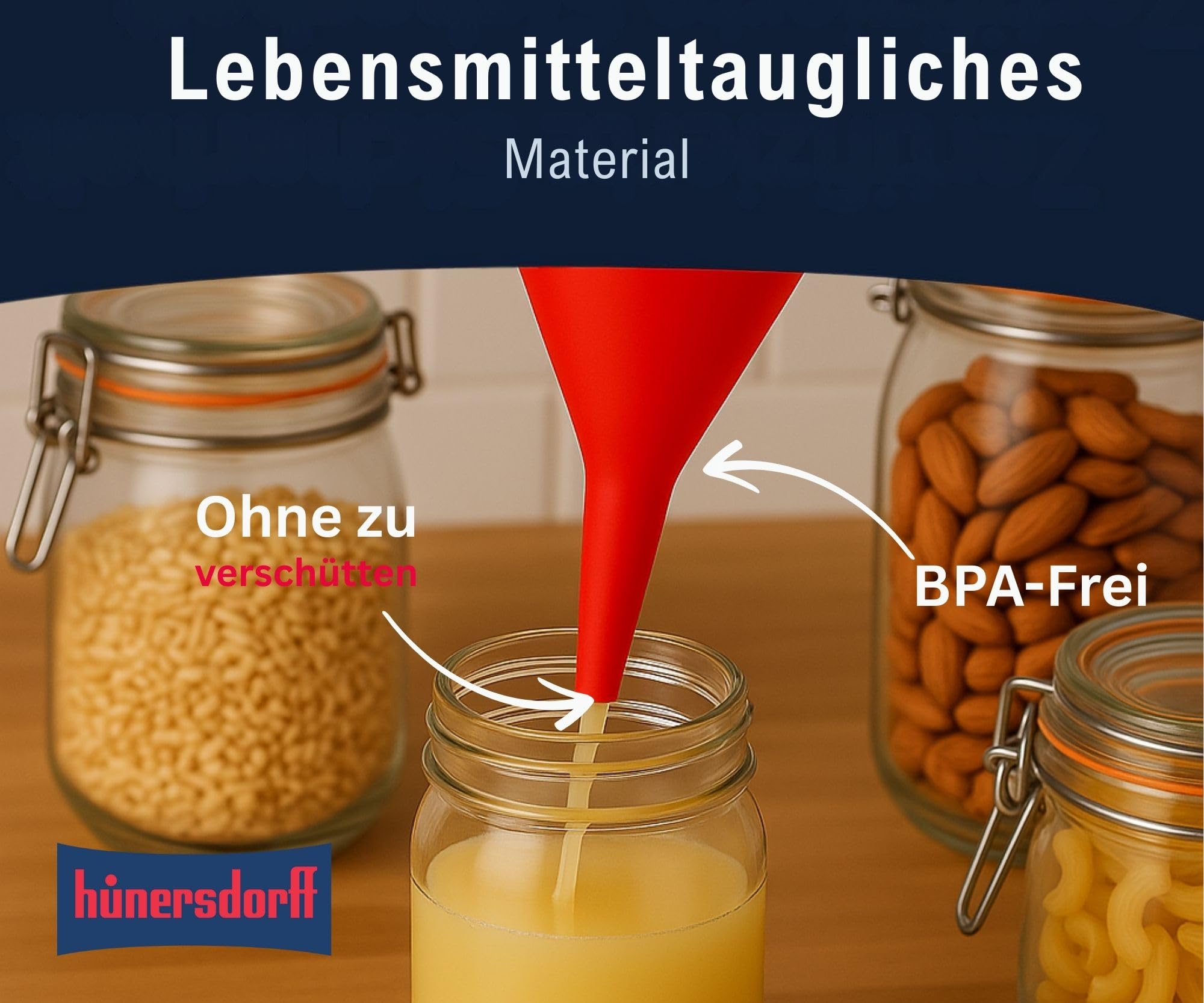 hünersdorff 951500 zestaw lejków