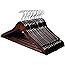 HOUSE DAY 20 Pack Wooden Suit Hanger Wooden Clothes Hanger Smooth Finish Solid Wooden Coat Hanger High-Grade Wooden Hangers f