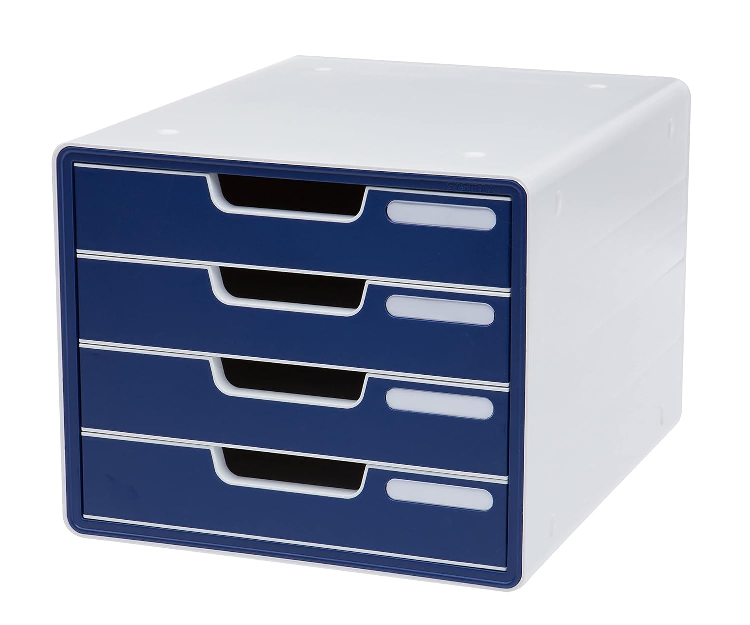 Sysmax Delux Colour File 4 Drawers with Lable Index Navy Desk