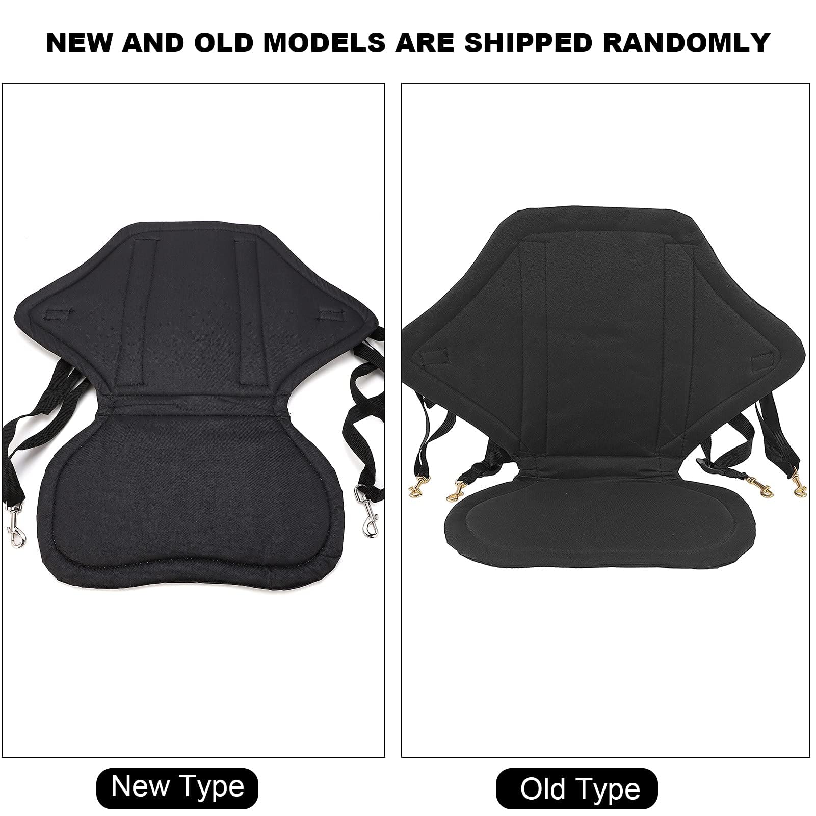 Asiento de kayak Asiento de respaldo de kayak Asiento de canoa Silla para tabla de Correas ajustables Asiento de kayak cómodo portátil con respaldo acolchado para tablas de surf de y cojines d