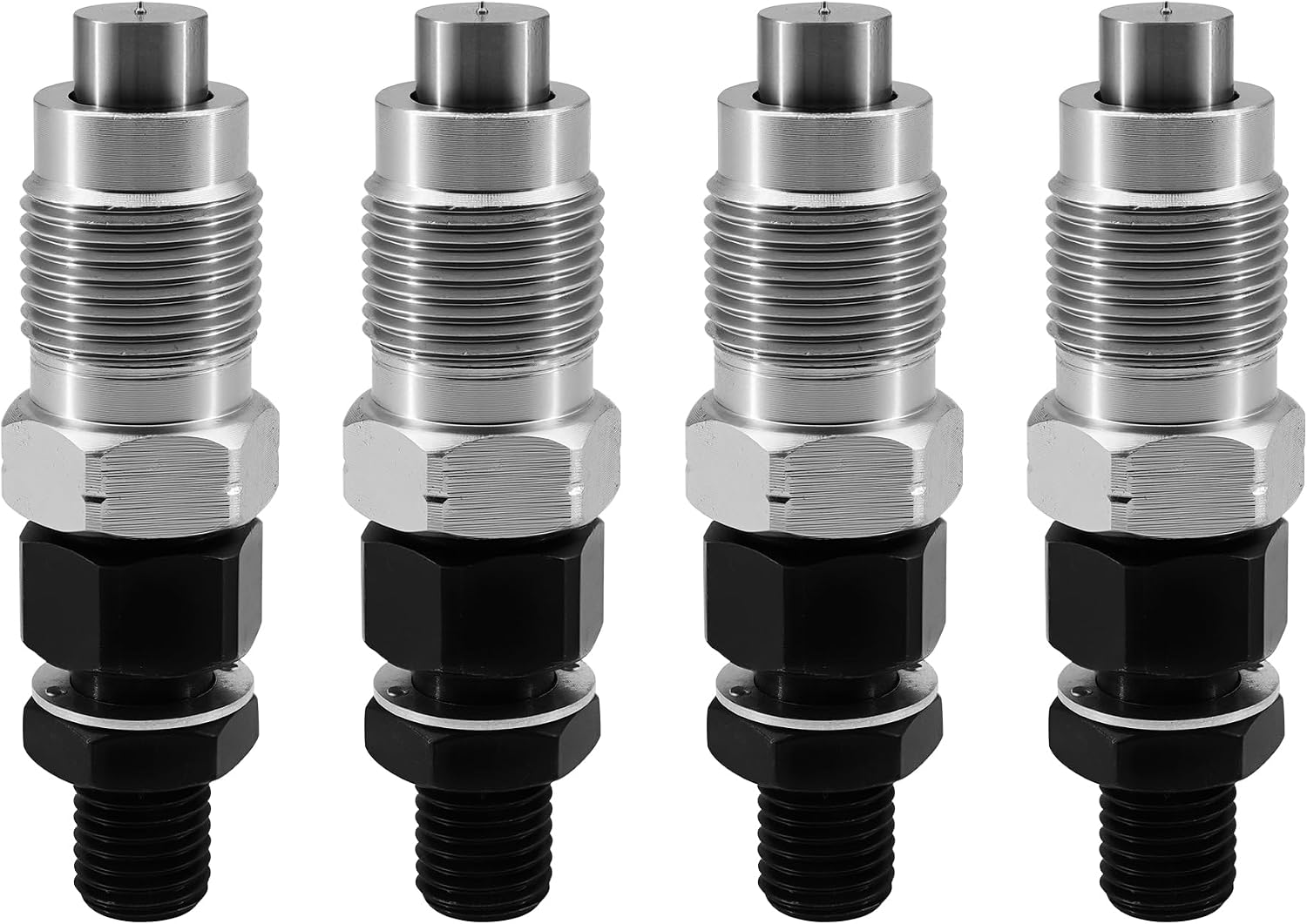 1C010-53010 Fuel Injector 4Pcs Compatible with Kubota V3 V3300 V3600-T V3800 Diesel Engine Aftermarket Parts Replace 1C010-53900
