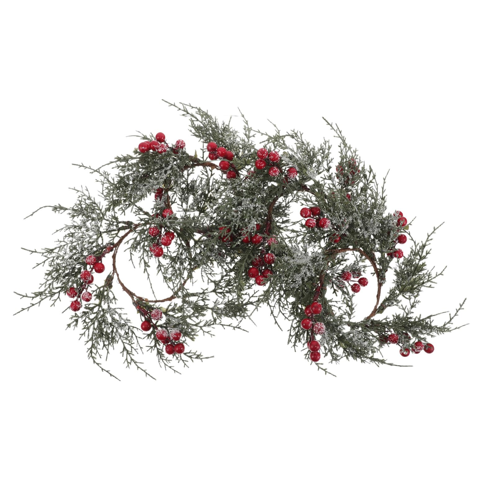 Anneaux de Bougies Noël Couronnes Sapin Enneigé Finition Premium