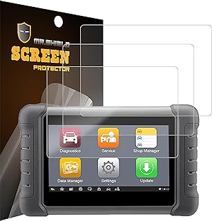Mr.Shield [3-Pack Screen Protector For Autel MaxiCOM MK808BT/MK808/MK808TS, MaxiCheck MX808 / MaxiPRO MP808/ MP808K, MaxiDAS DS808/DS808K/MaxiIM IM508, MaxiTPMS TS608 [Premium Clear] (PET Material)