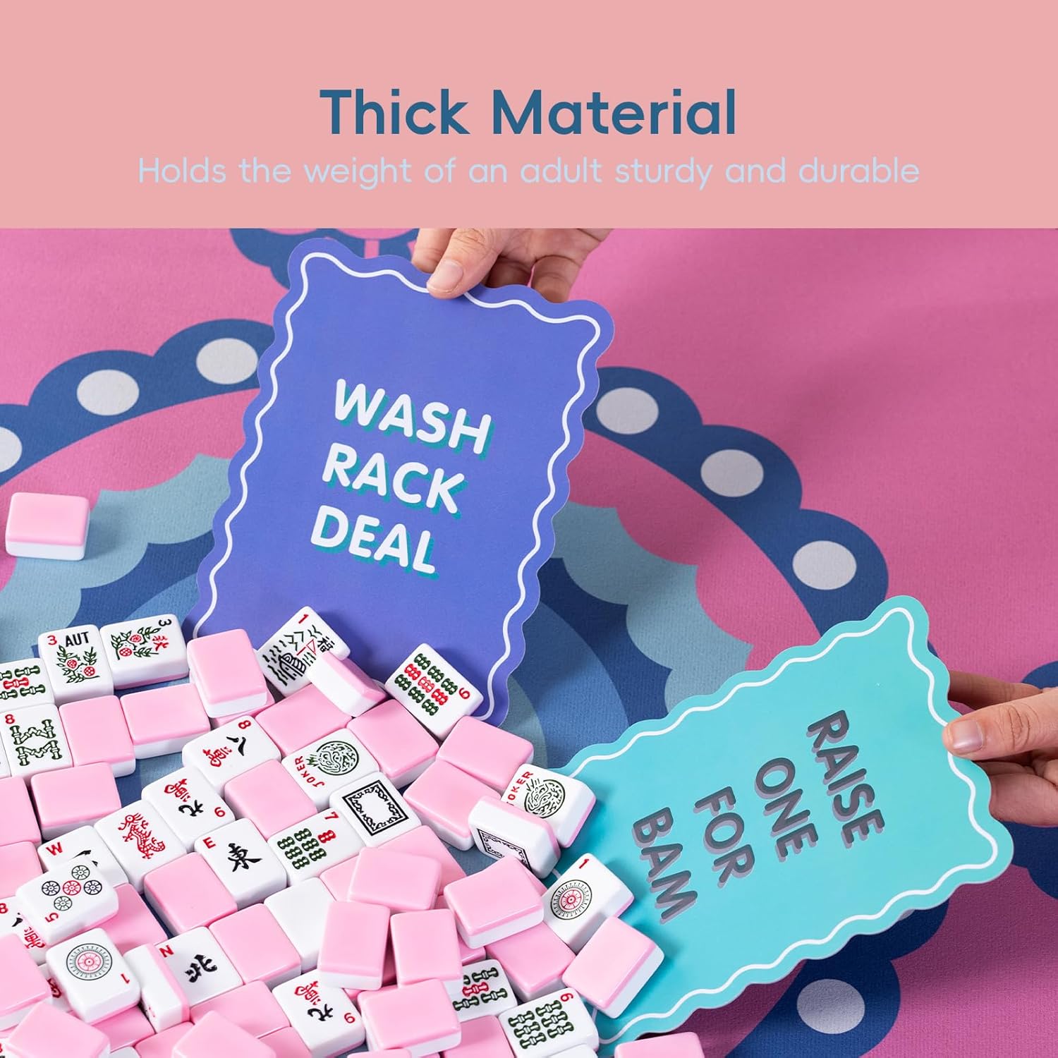 Manual Mahjong Tile Shuffler: Easy-to-Use Tile Mixer for Mahjong Sets, Great Gift for Mahjong Lovers