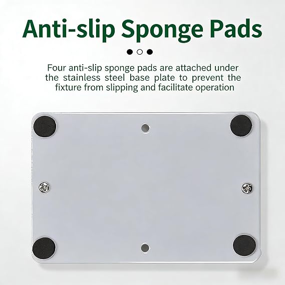MAGIKON PCB Holder, Adjustable White Metal Clamp for Soldering