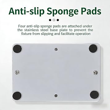 MAGIKON PCB Holder, Adjustable White Metal Clamp for Soldering