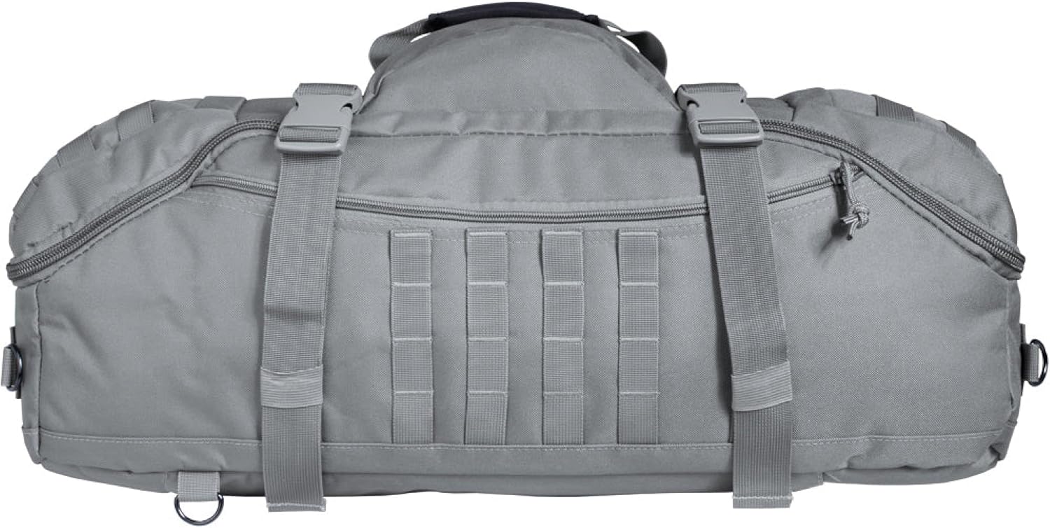 Fox Outdoor Products 3-In-1 Recon Gear Bag - Modular Bag w/Backpack, Shoulder & Duffel Carry Options & Storage Customization