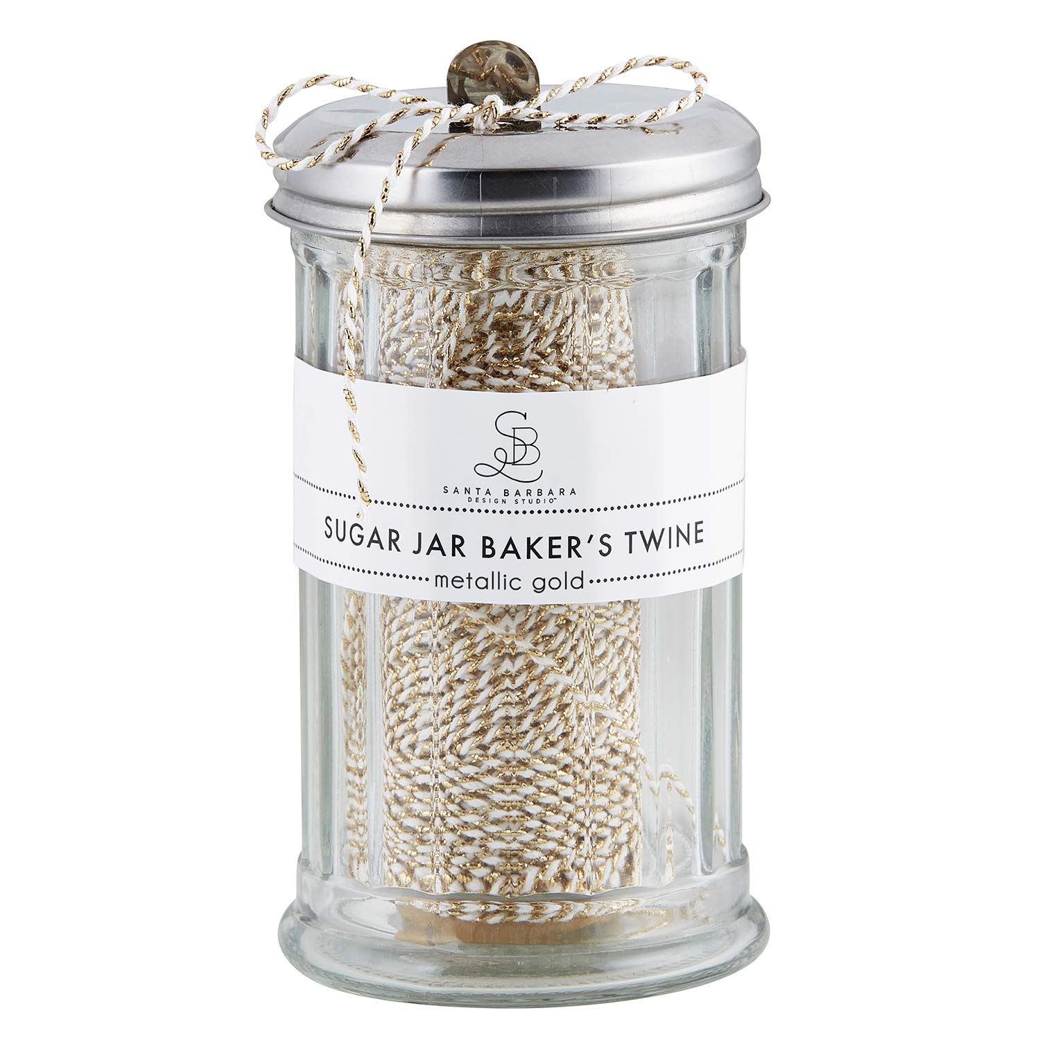 Creative Brands Michel & Co. Bakers Twine, 32-Yards, Metallic Gold