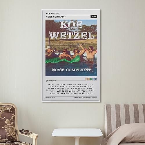 Miniatura 7 de Koe - Póster de Wetzel  Póster de lienzo con queja de ruido, arte de pared, dormitorio, oficina, habitación, regalo, obras de arte, póster de