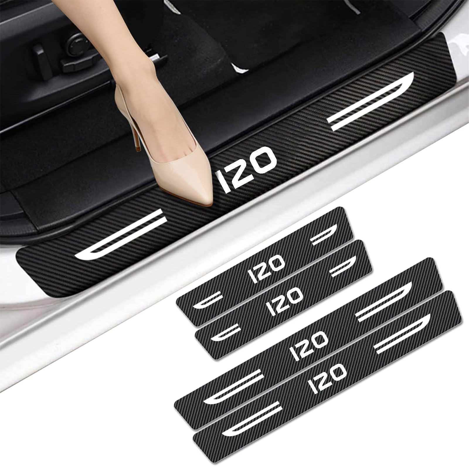 WXH97F Car Door Sill Protector for Hyundai i20 2000-2016
