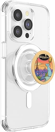 Miniatura 3 de Disney Pixar Ratatouille Remy In Paris PopSockets PopGrip agarre intercambiable para teléfonos y tabletas PopSockets MagSafe PopGrip para iPhone