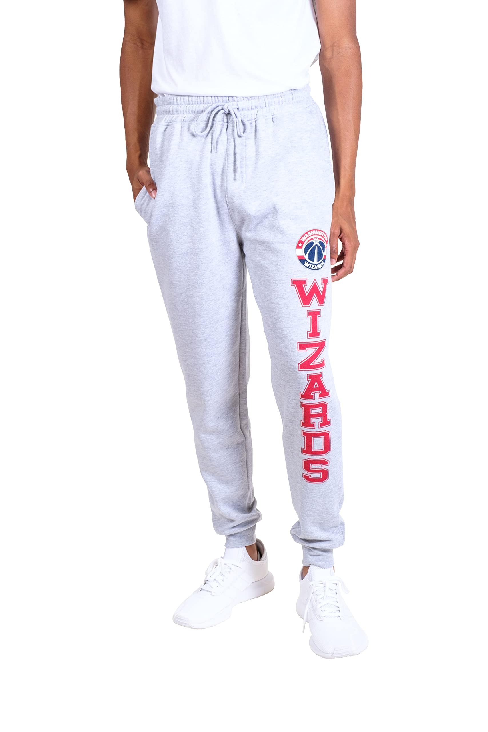 UNK NBA NBA - Pantaloni da Jogger da Uomo, Uomo, VSF5166M-WW-M, Grey, M