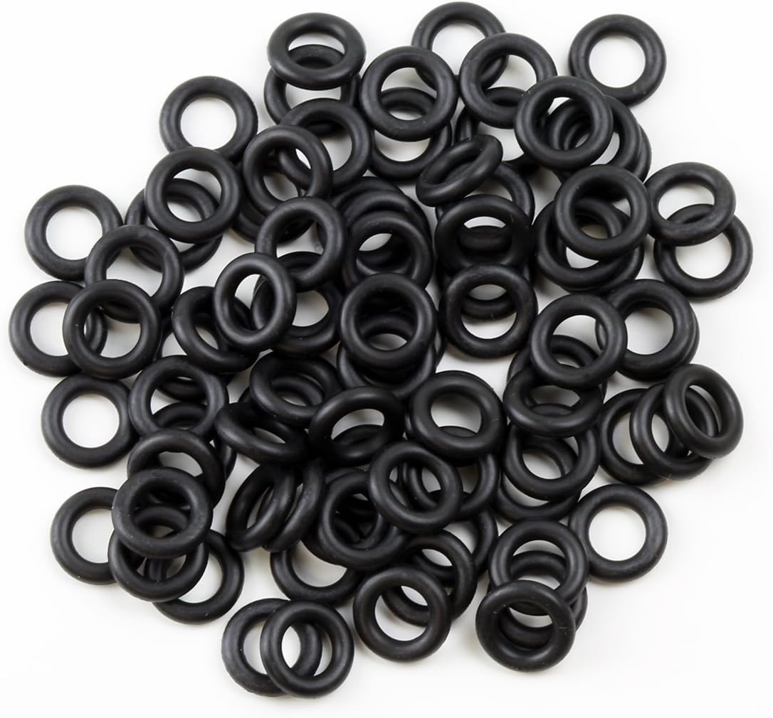 Kingkey 150x Black Rubber O-Ring Dampeners for Cherry MX Switch keyboard
