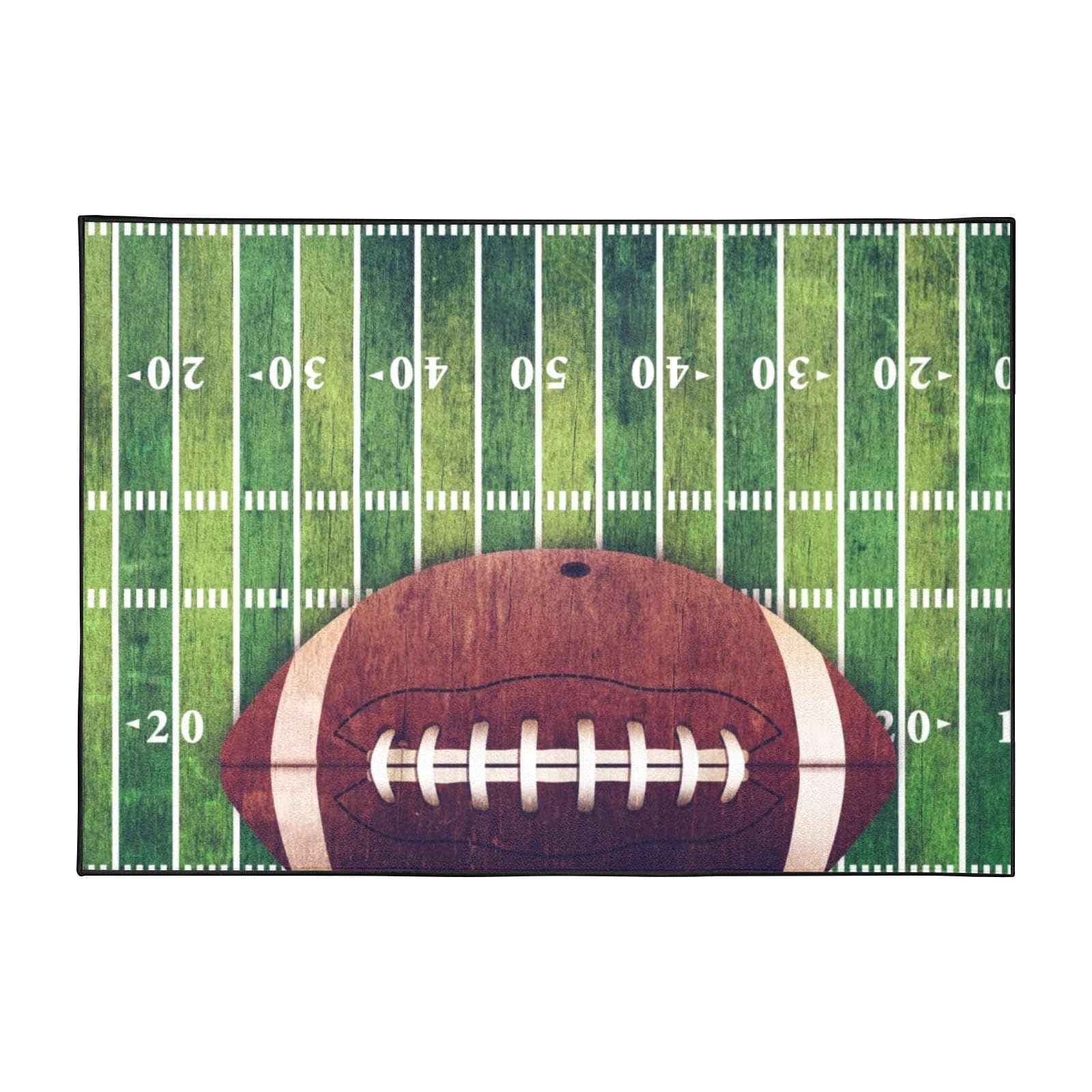 【rug】美品 KANSAS STATE NFL アメフト ラグ　マット Amazon.com: Sports Area Rug Retro American Football Field